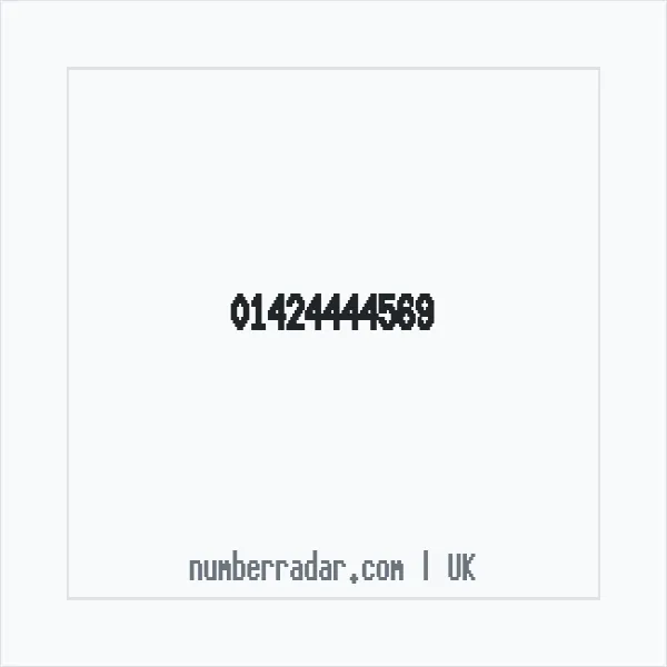 Reverse number check for +44 1424 444569 — who called me?