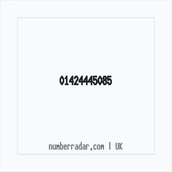 Reverse number check for +44 1424 445085 — who called me?