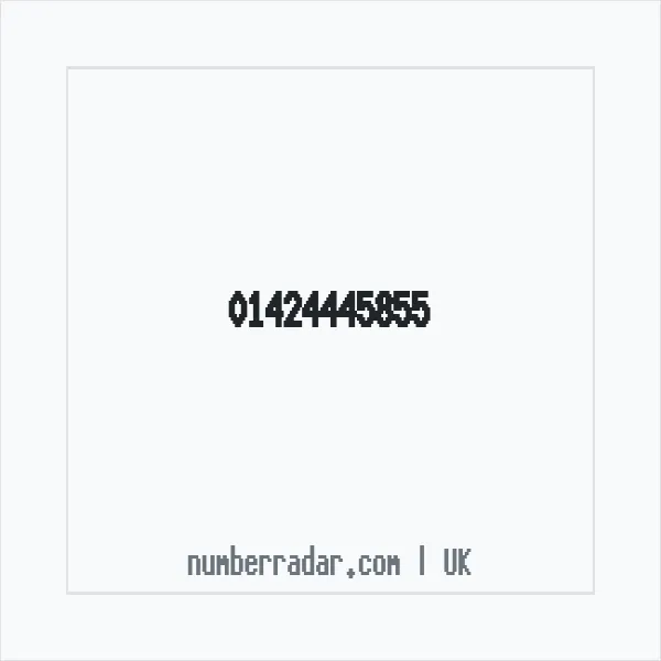 Reverse number check for +44 1424 445855 — who called me?
