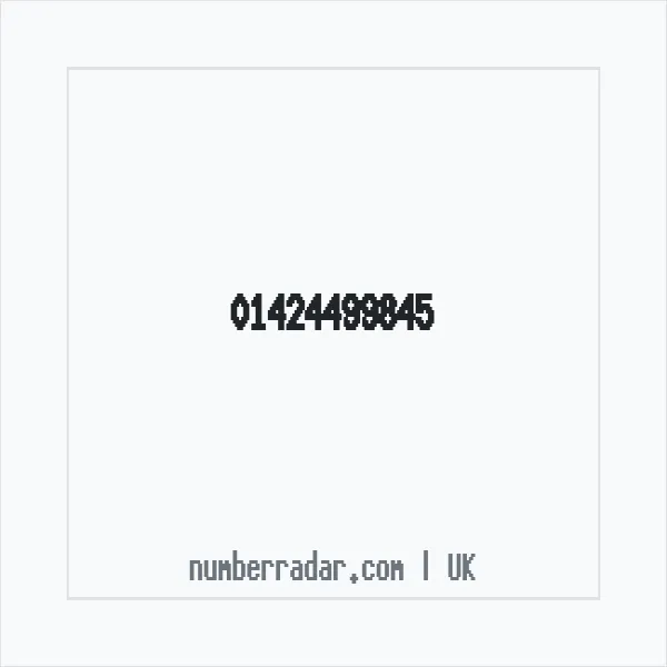 Reverse number check for +44 1424 499845 — who called me?