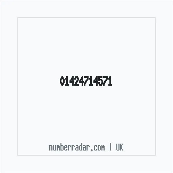 Reverse number check for +44 1424 714571 — who called me?