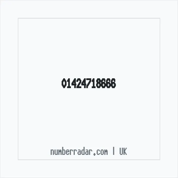 Reverse number check for +44 1424 718666 — who called me?