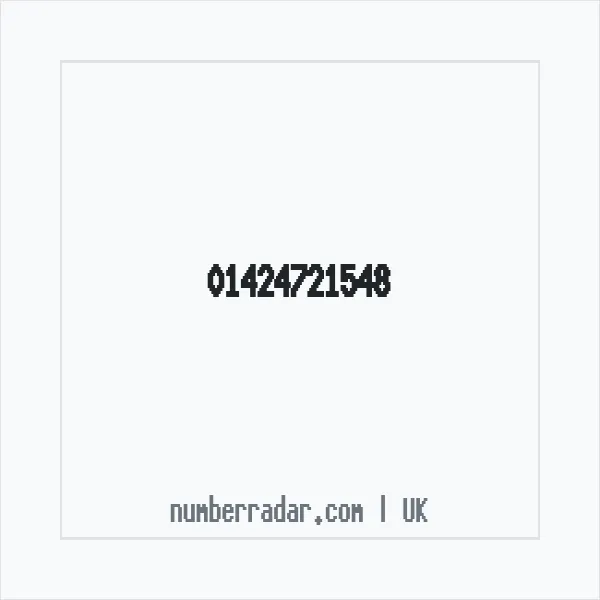 Reverse number check for +44 1424 721548 — who called me?