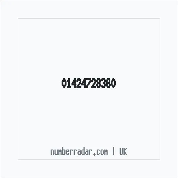 Reverse number check for +44 1424 728360 — who called me?
