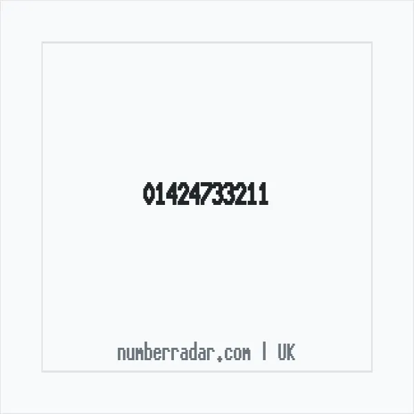Reverse number check for +44 1424 733211 — who called me?