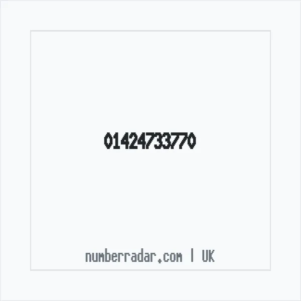 Reverse number check for +44 1424 733770 — who called me?