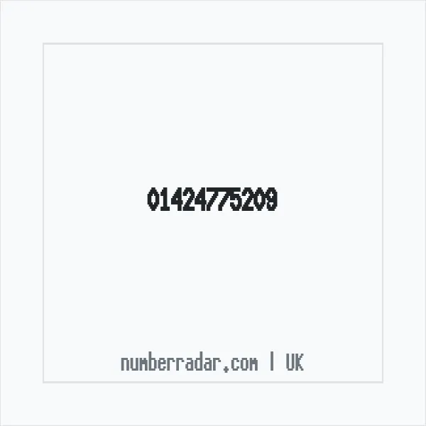 Reverse number check for +44 1424 775209 — who called me?
