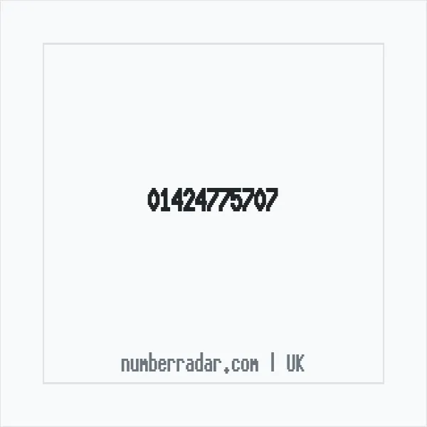 Reverse number check for +44 1424 775707 — who called me?