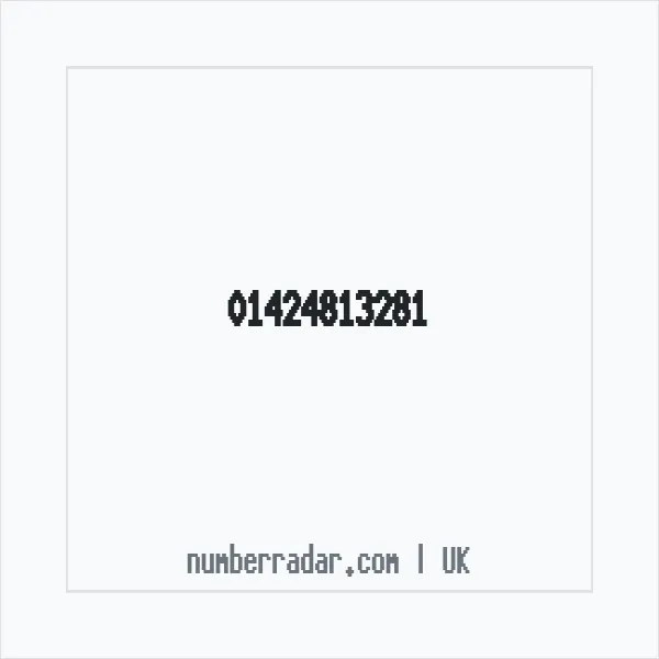 Reverse number check for +44 1424 813281 — who called me?