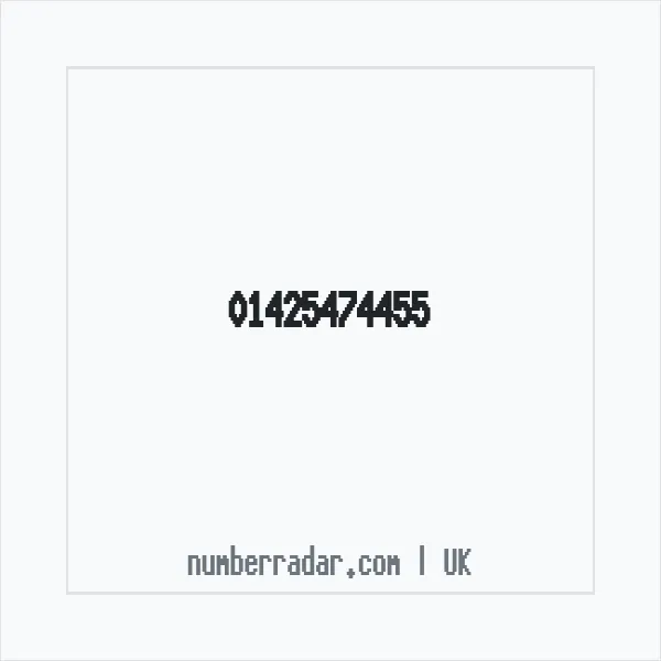 Reverse number check for +44 1425 474455 — who called me?