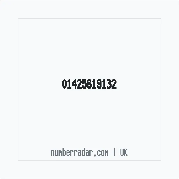 Reverse number check for +44 1425 619132 — who called me?