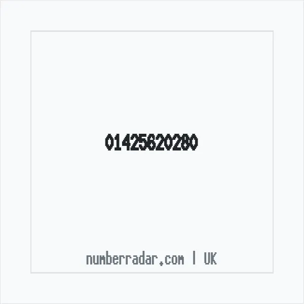 Reverse number check for +44 1425 620280 — who called me?