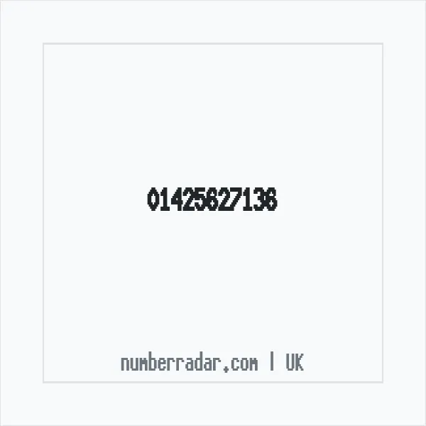 Reverse number check for +44 1425 627136 — who called me?