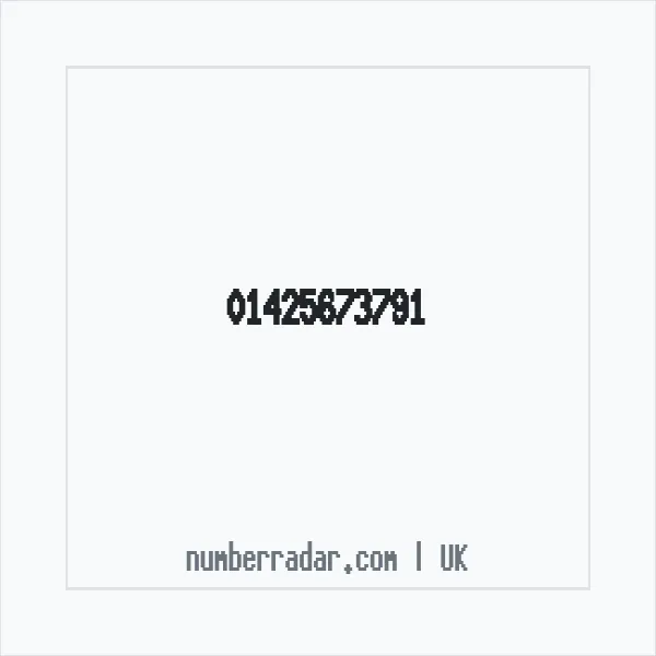 Reverse number check for +44 1425 673791 — who called me?