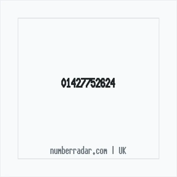 Reverse number check for +44 1427 752624 — who called me?