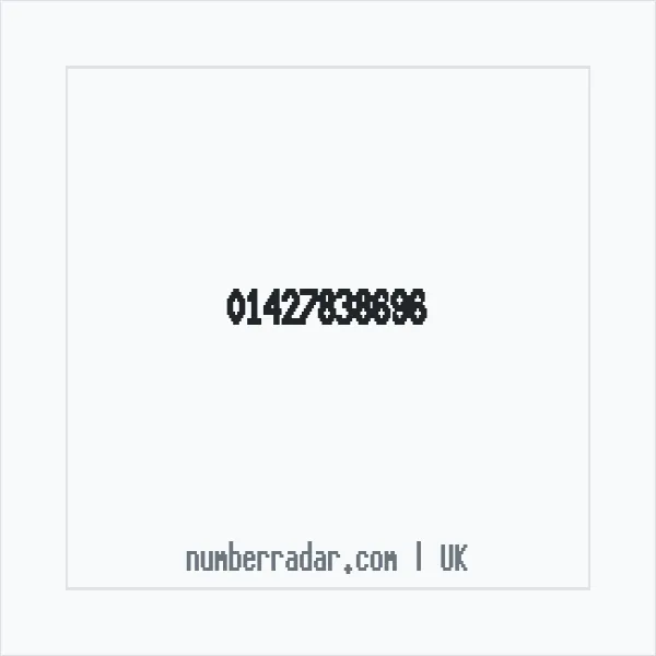 Reverse number check for +44 1427 838696 — who called me?