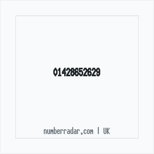 Reverse number check for +44 1428 652629 — who called me?