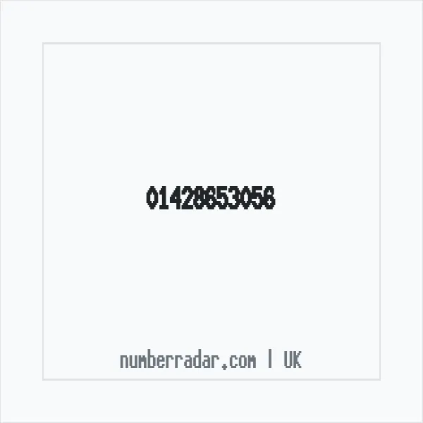 Reverse number check for +44 1428 653056 — who called me?