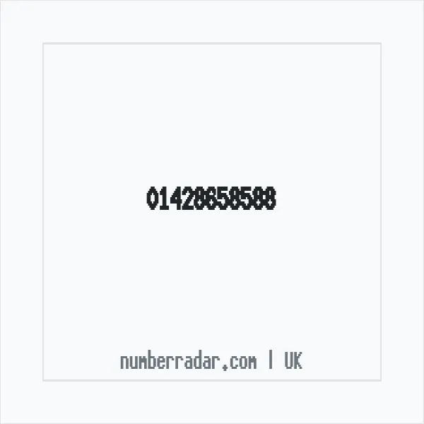 Reverse number check for +44 1428 658588 — who called me?