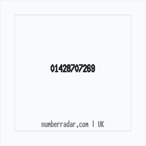 Reverse number check for +44 1428 707269 — who called me?