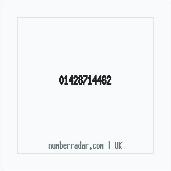 Reverse number check for +44 1428 714462 — who called me?