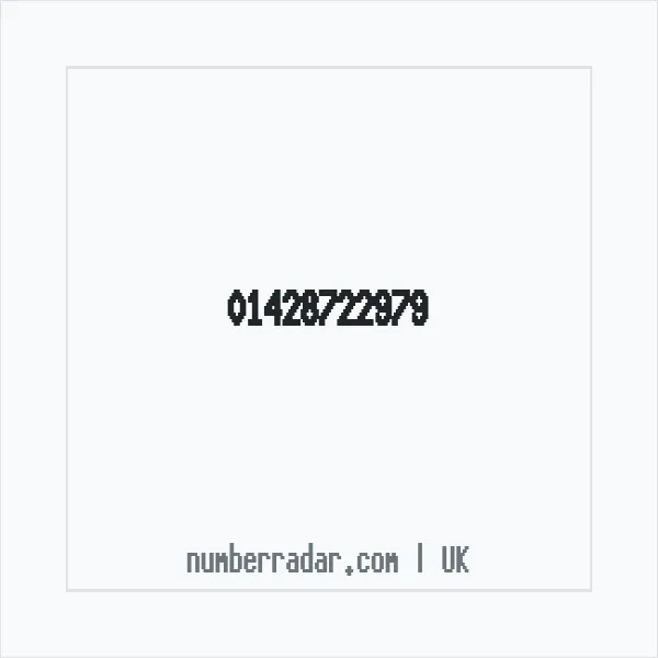 Reverse number check for +44 1428 722979 — who called me?