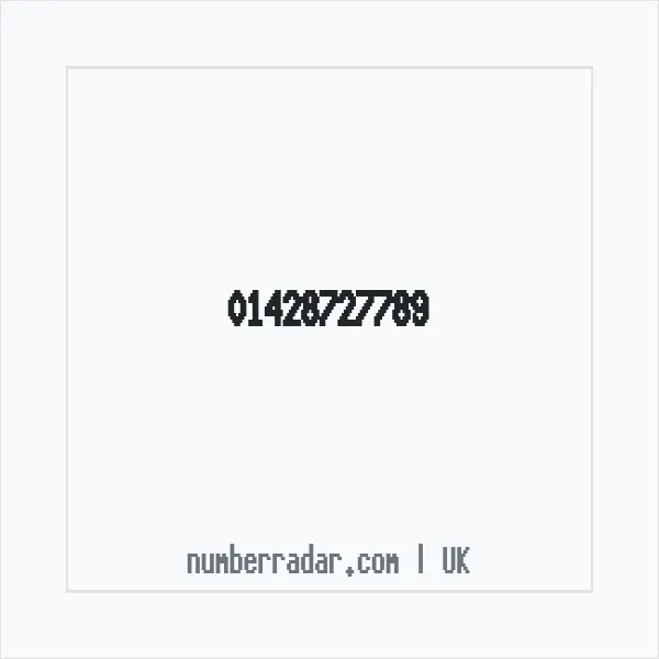 Reverse number check for +44 1428 727789 — who called me?
