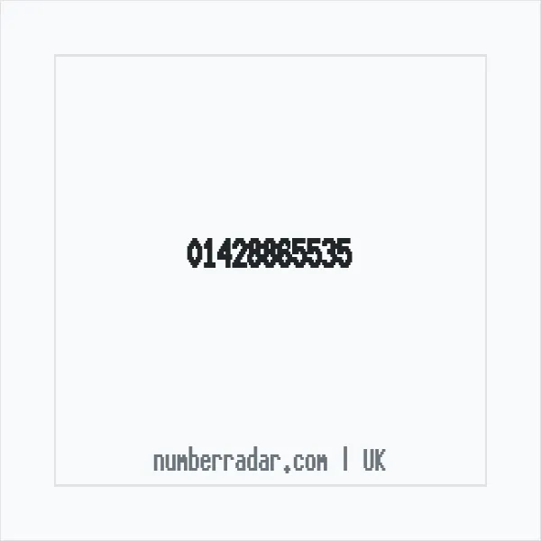 Reverse number check for +44 1428 865535 — who called me?
