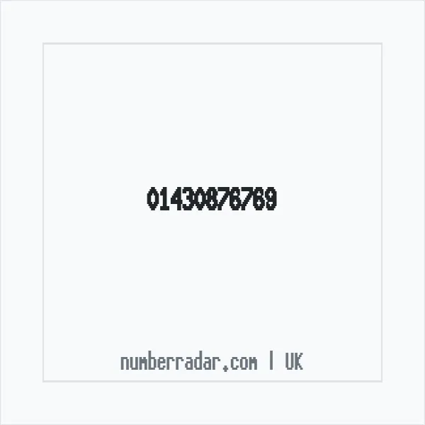 Reverse number check for +44 1430 876769 — who called me?