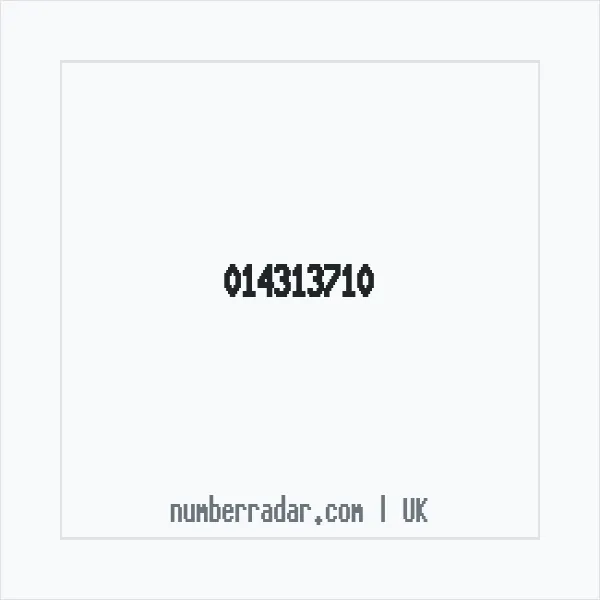 Reverse number check for +44 14313710 — who called me?