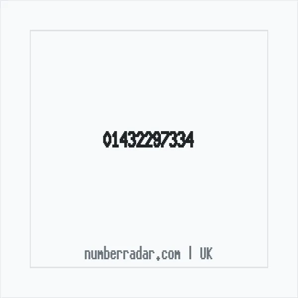 Reverse number check for +44 1432 297334 — who called me?