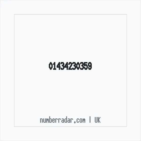 Reverse number check for +44 1434 230359 — who called me?