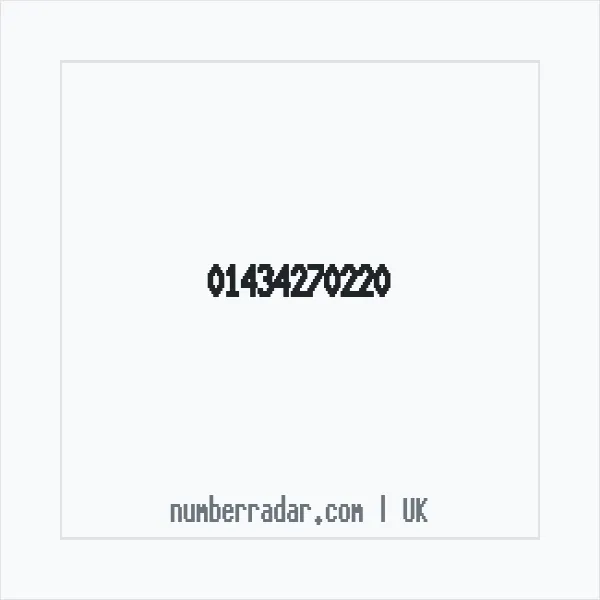 Reverse number check for +44 1434 270220 — who called me?