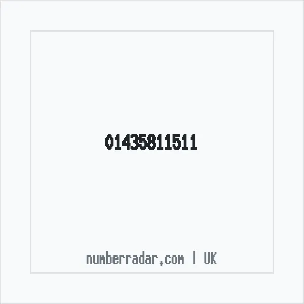 Reverse number check for +44 1435 811511 — who called me?