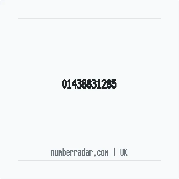 Reverse number check for +44 1436 831285 — who called me?