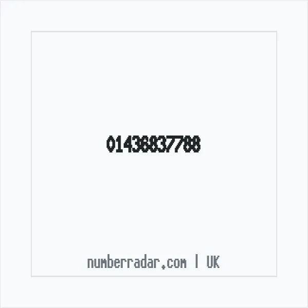 Reverse number check for +44 1436 837788 — who called me?