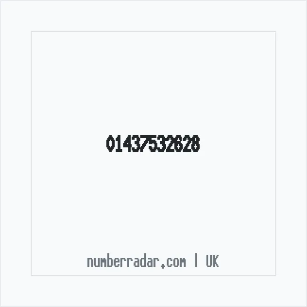 Reverse number check for +44 1437 532628 — who called me?