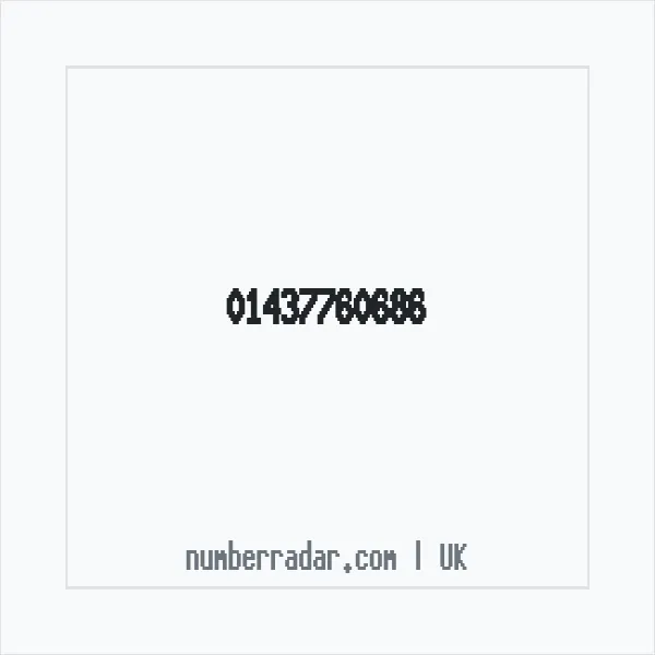 Reverse number check for +44 1437 760686 — who called me?