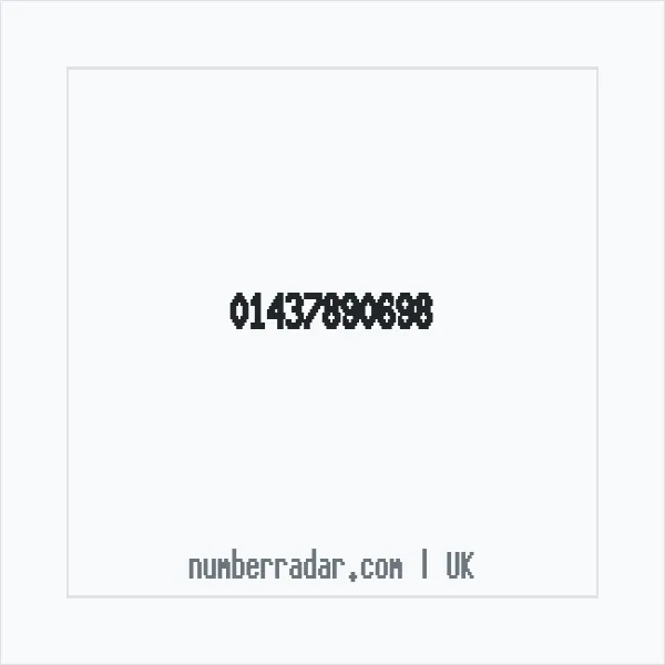 Reverse number check for +44 1437 890698 — who called me?