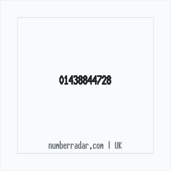 Reverse number check for +44 1438 844728 — who called me?