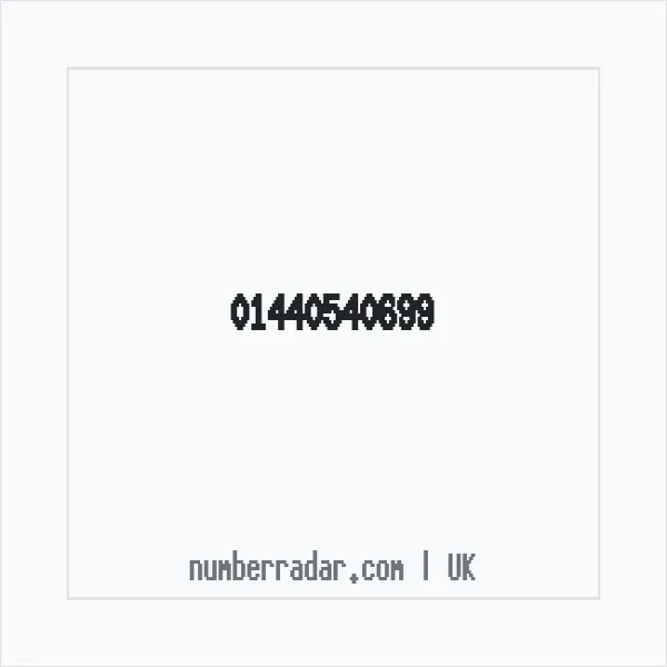 Reverse number check for +44 1440 540699 — who called me?