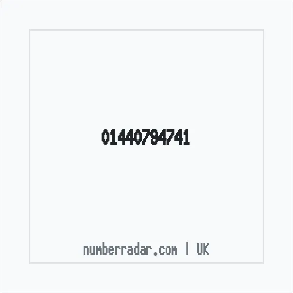Reverse number check for +44 1440 794741 — who called me?