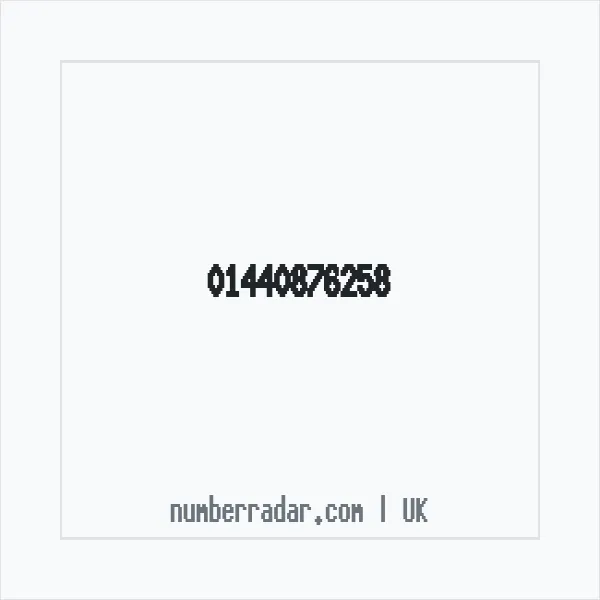 Reverse number check for +44 1440 876258 — who called me?