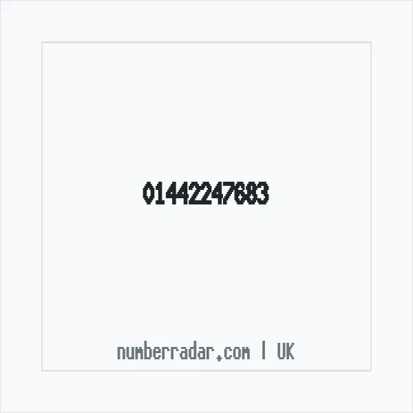 Reverse number check for +44 1442 247683 — who called me?