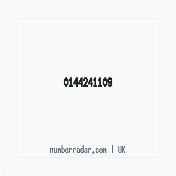 Reverse number check for +44 144241109 — who called me?