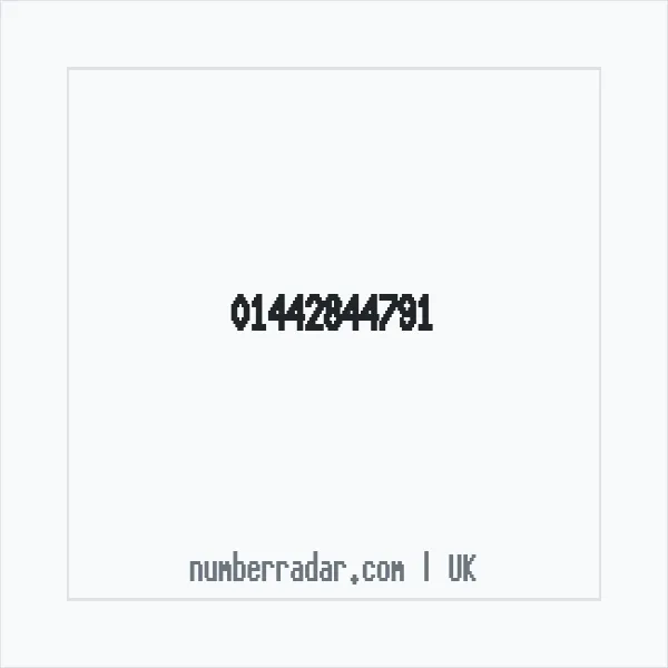 Reverse number check for +44 1442 844791 — who called me?