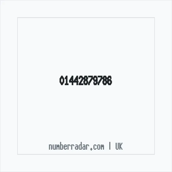 Reverse number check for +44 1442 879786 — who called me?