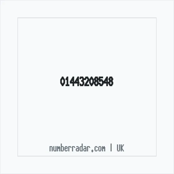 Reverse number check for +44 1443 208548 — who called me?
