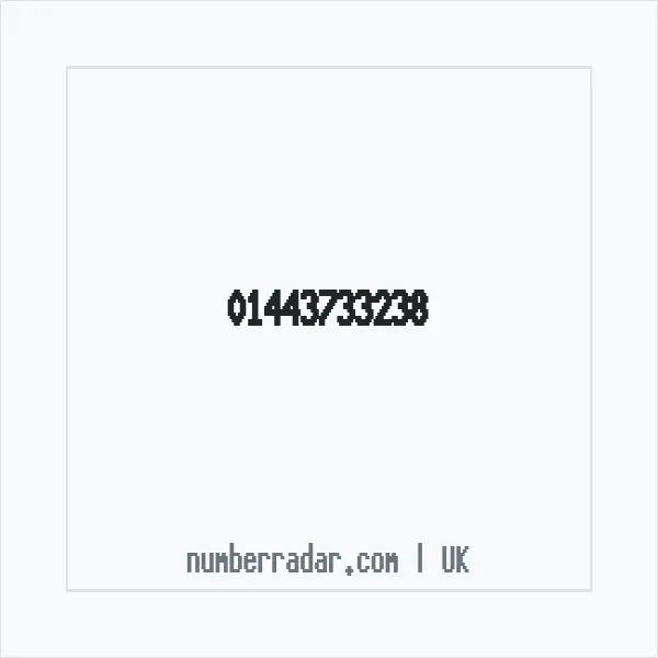 Reverse number check for +44 1443 733238 — who called me?