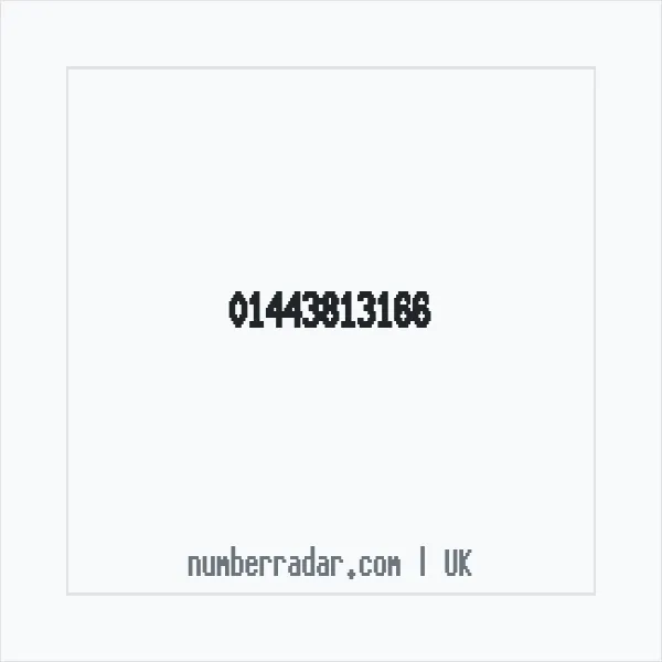 Reverse number check for +44 1443 813166 — who called me?
